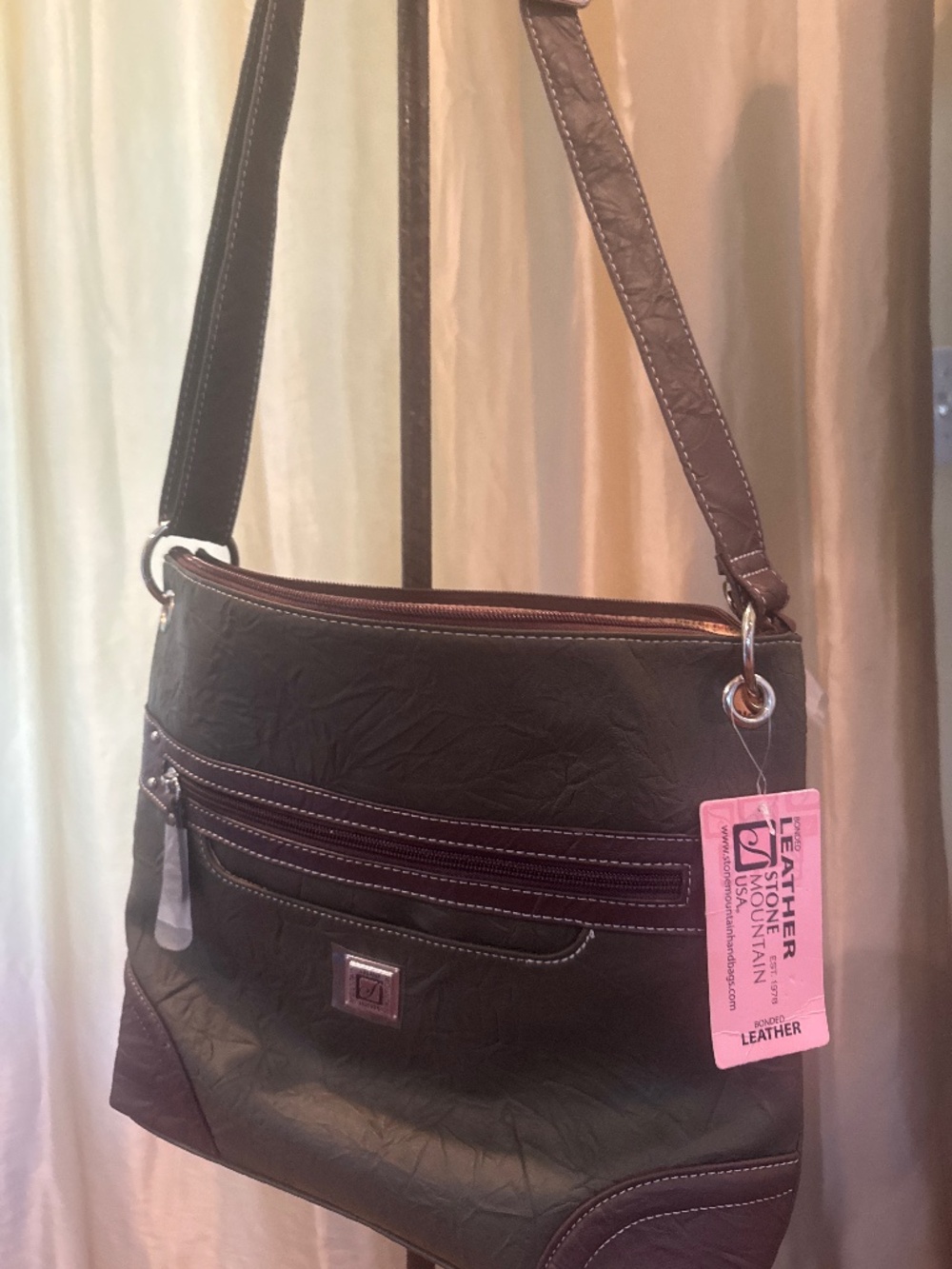 Stone Mountain leather purse